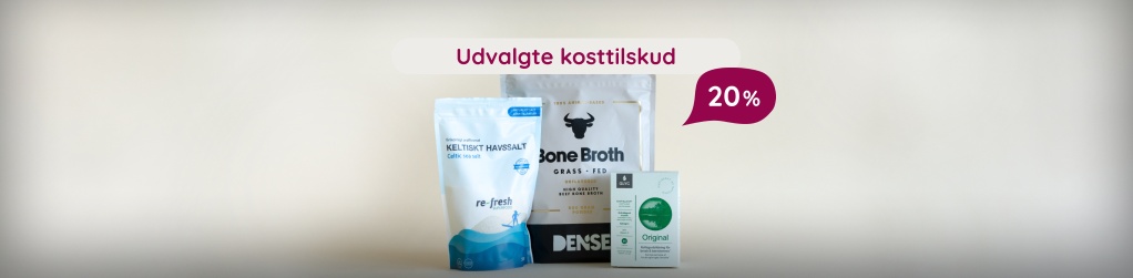 Kosttilskud - 20 %